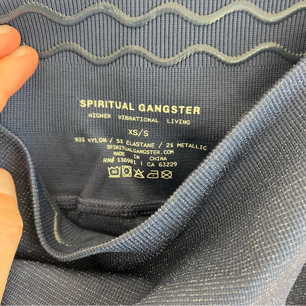NWT Spiritual Gangster Shimmer Seamless Two Piece Set - Picture 15 of 16